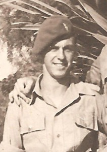 One of the few photos we have of William in uniform, taken in Palestine c.1947. 